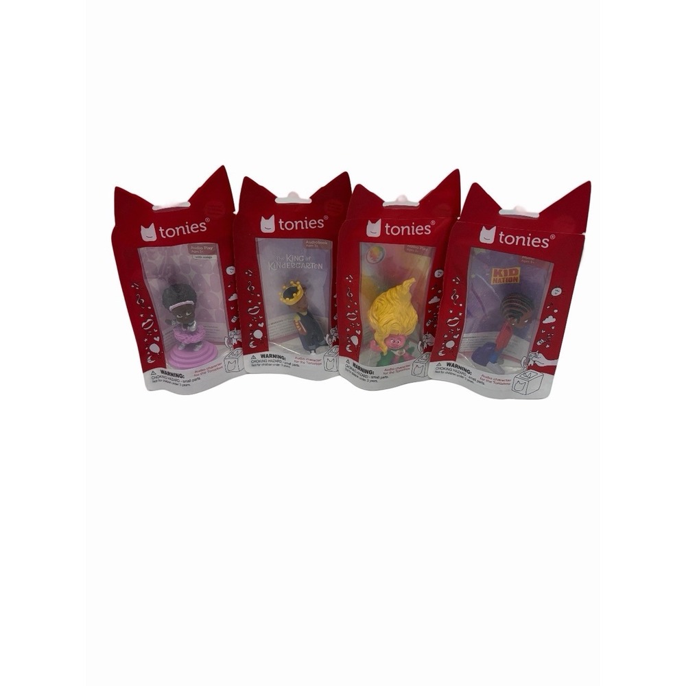 Tonies  Kids Audio Characters For Toniebox Lot Of 4 New